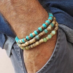 Amazon hot-selling stainless steel open bracelet Cuban NK chain bracelet set jewelry men's hip-hop bracelet bracelet jewelry