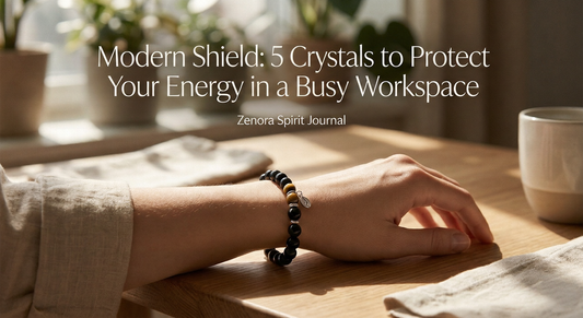 Modern Shield: 5 Crystals to Protect Your Energy in a Busy Workspace