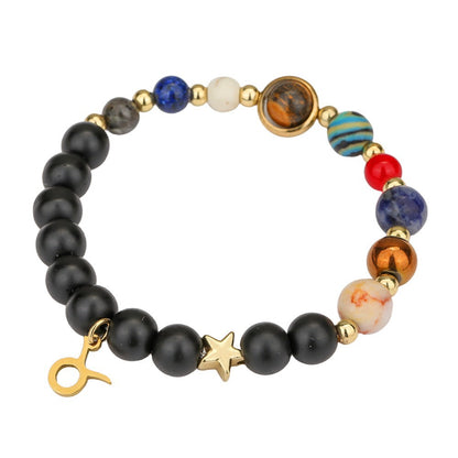 Zodiac Constellation Planet Bracelet | Free Cinnabar Red String Gift