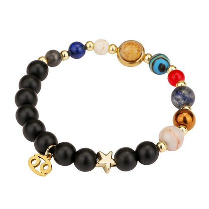 Zodiac Constellation Planet Bracelet | Free Cinnabar Red String Gift