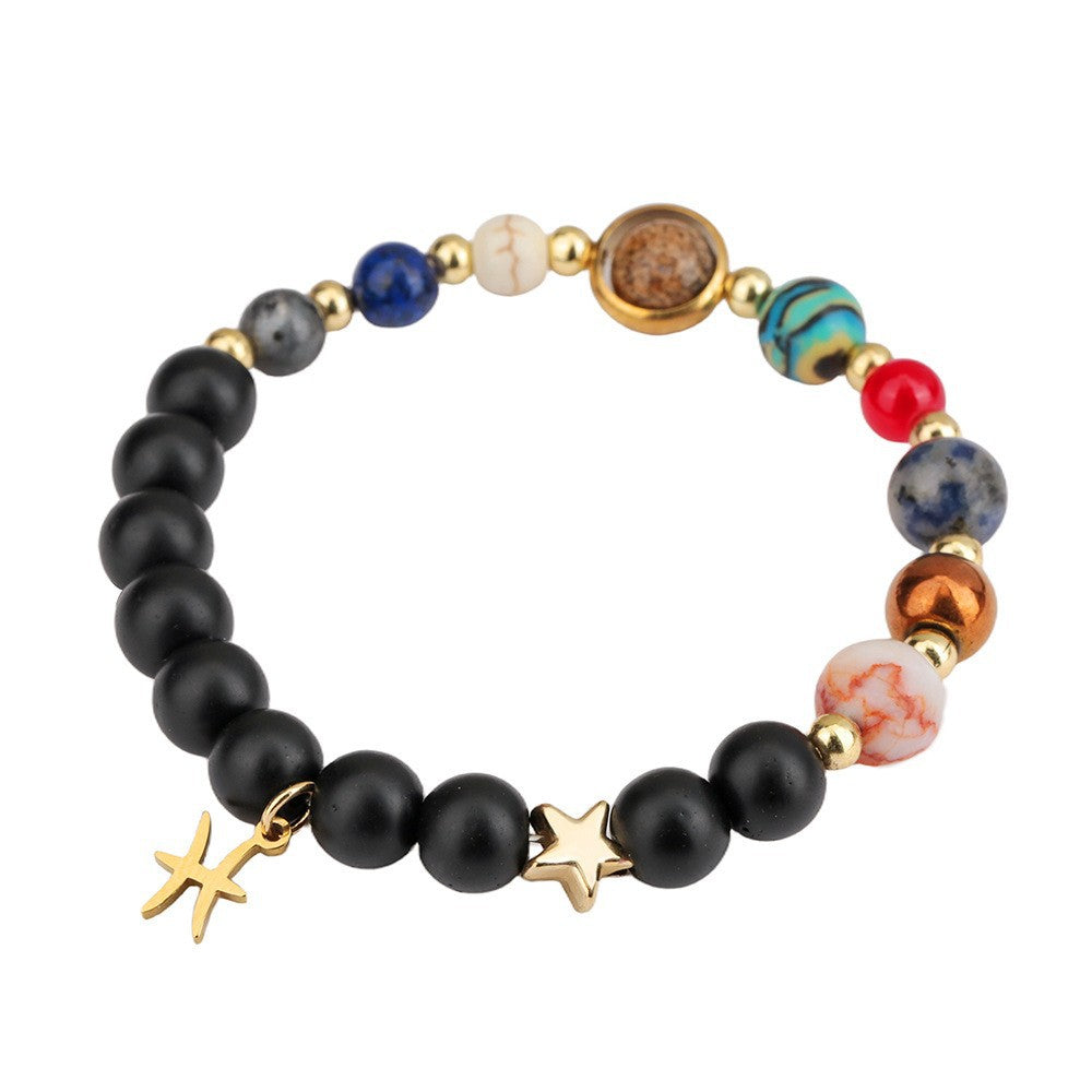 Zodiac Constellation Planet Bracelet | Free Cinnabar Red String Gift