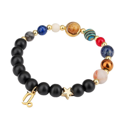 Zodiac Constellation Planet Bracelet | Free Cinnabar Red String Gift