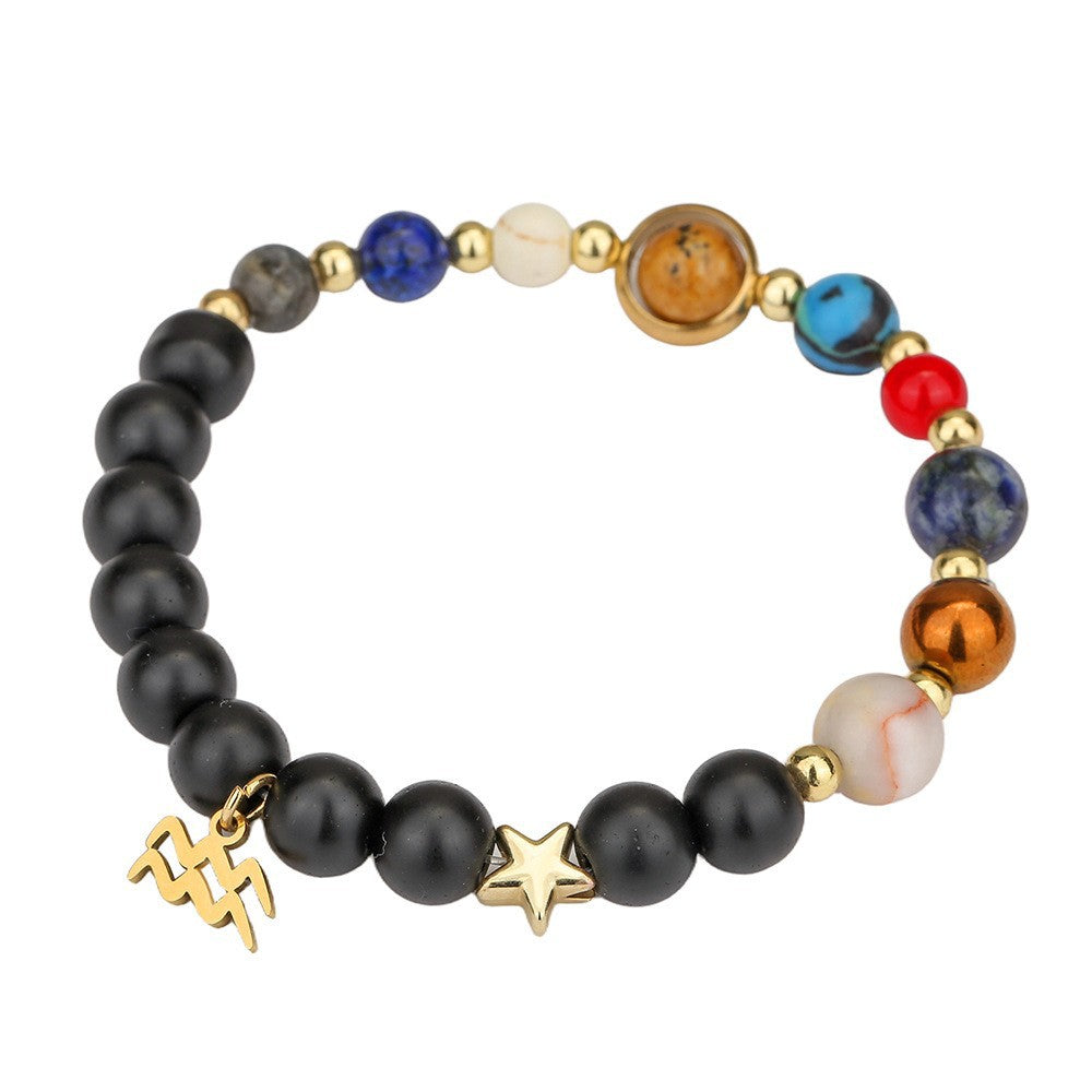Zodiac Constellation Planet Bracelet | Free Cinnabar Red String Gift