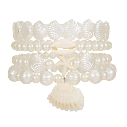 European and American cross-border hand jewelry ins wind irregular beaded crystal jewelry baroque special-shaped imitation pearl jewelry women