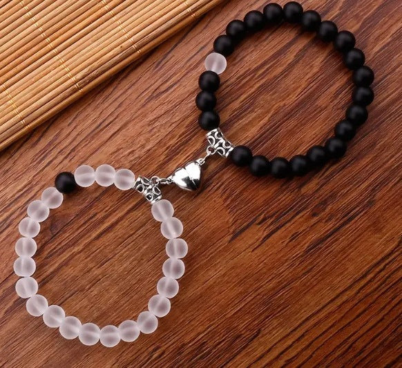 European and American style Heima beaded bracelet, snake-shaped couple bracelet, magnet love bracelet, cross-border personalized jewelry wholesale