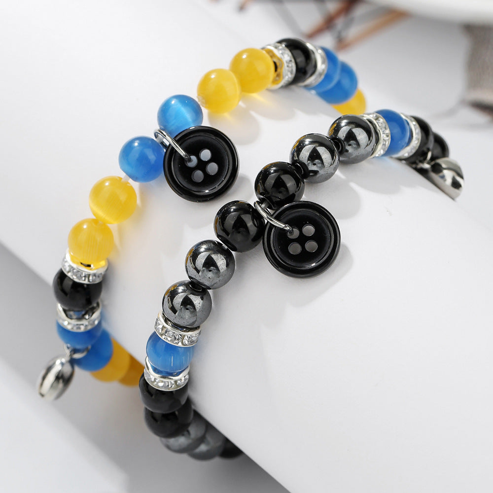 Couple bracelet female Korea Dongdaemun Japanese small fresh bracelet Spice girl style bracelet girlfriend gift jewelry wholesale