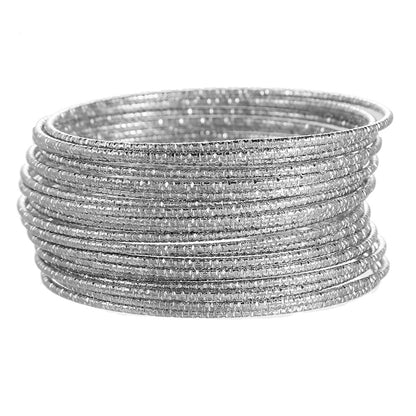 European and American cross-border jewelry simple multi-layer metal blade chain bracelet Bohemian fashion multi-layer stacked bracelet