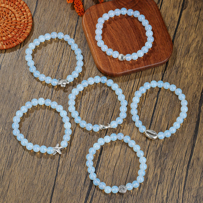 Cross-border new bohemian beaded bracelet beach vacation wind multi-layer stacked wooden beads coconut shell bracelet women