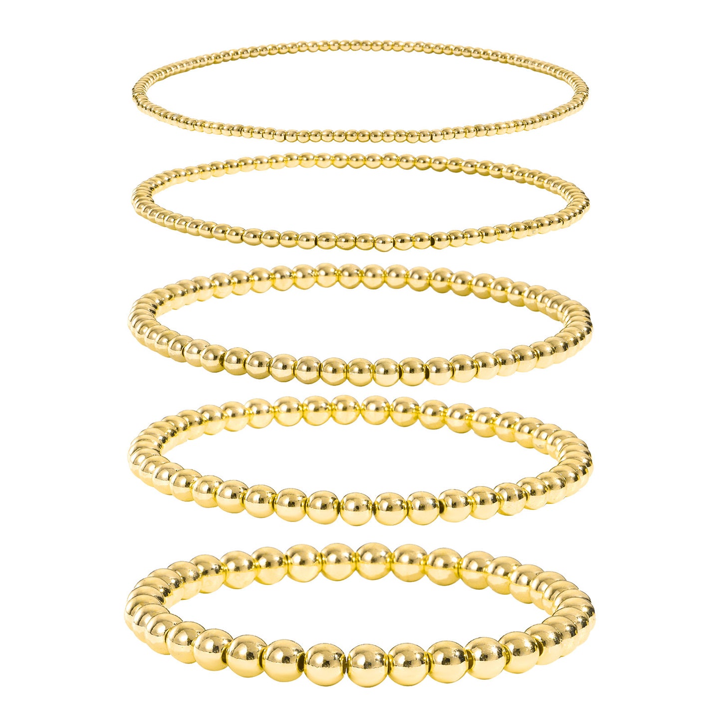 Cross-border new fashion OL style CCB bracelet seven-piece set Bohemian multi-layer stacked elastic cross bracelet