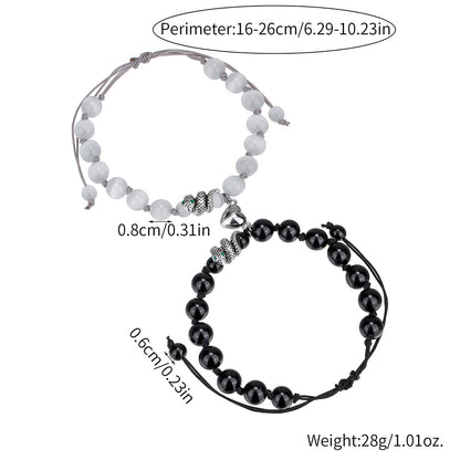 European and American style Heima beaded bracelet, snake-shaped couple bracelet, magnet love bracelet, cross-border personalized jewelry wholesale