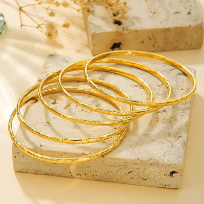 European and American cross-border retro simple pattern bracelet set Bohemian style stacked bracelet bracelet women's factory wholesale