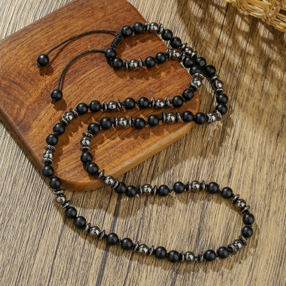 Natural Wood & Coconut Shell Necklace | Bohemian Surf Tribal Jewelry