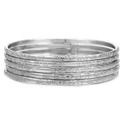 European and American cross-border retro simple pattern bracelet set Bohemian style stacked bracelet bracelet women's factory wholesale