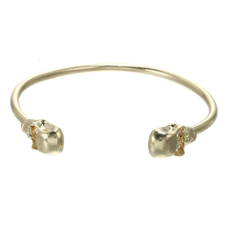 Cross-border new simple geometric chain bracelet bracelet combination personality exaggerated hip-hop skull bracelet bracelet female