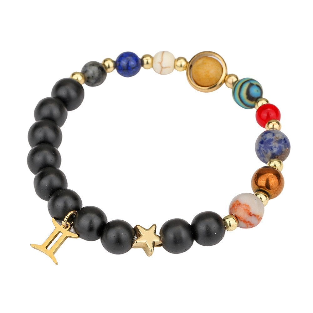 Zodiac Constellation Planet Bracelet | Free Cinnabar Red String Gift