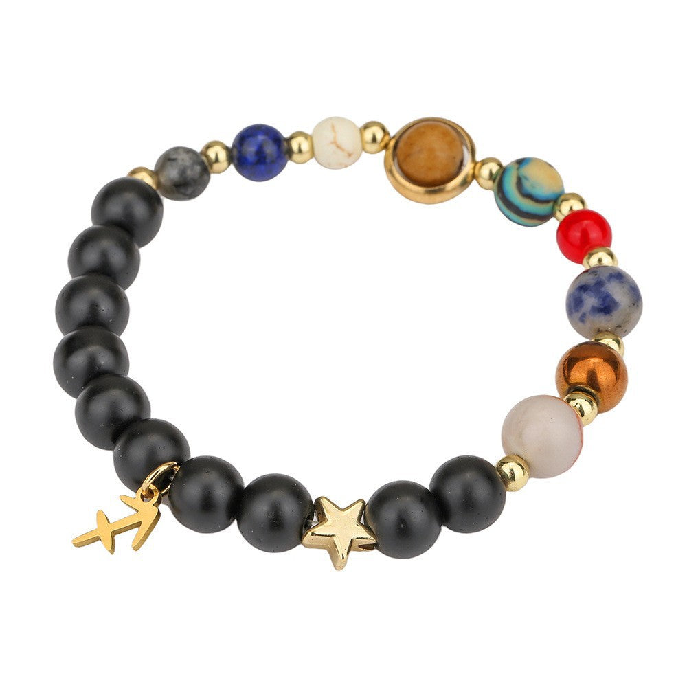 Zodiac Constellation Planet Bracelet | Free Cinnabar Red String Gift