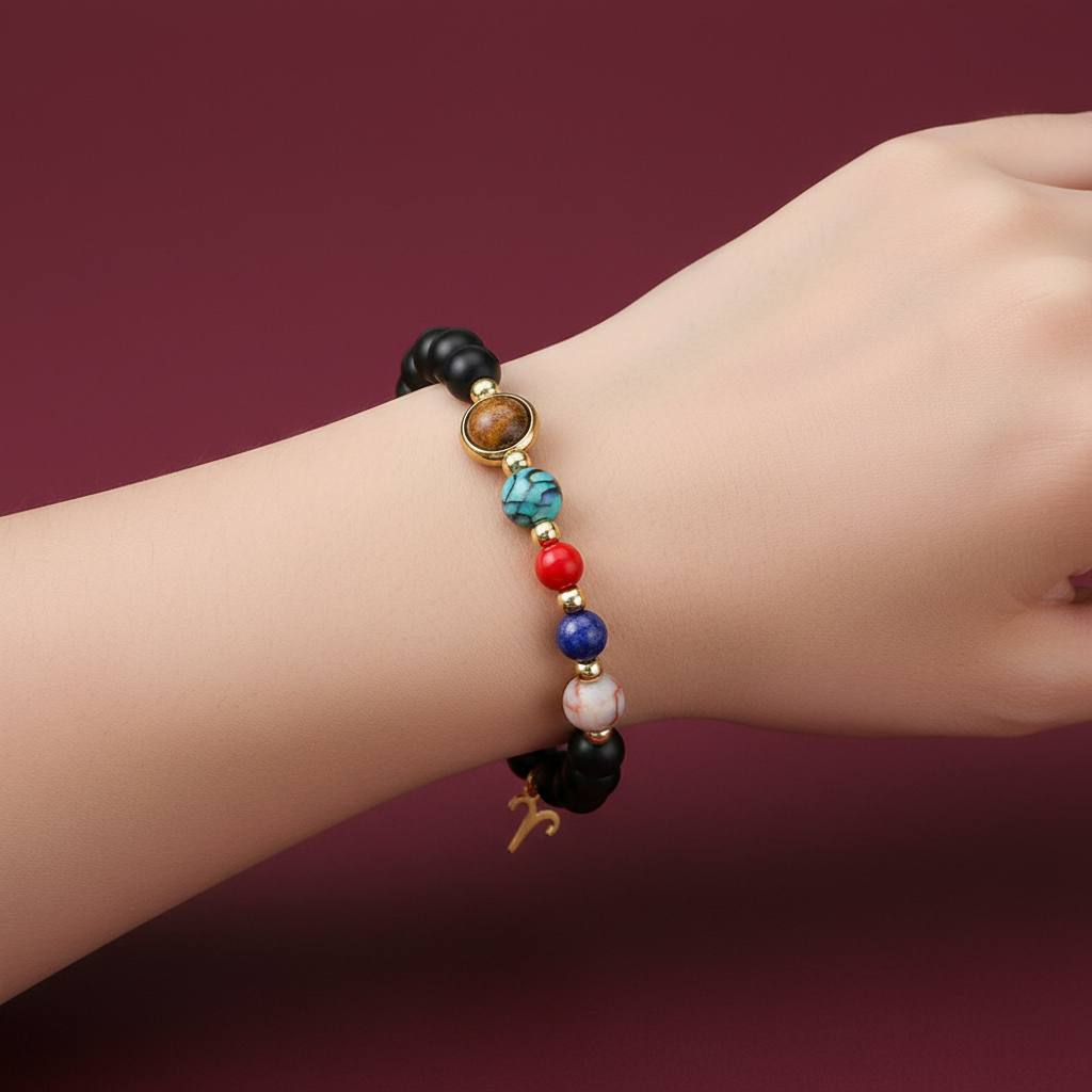 Zodiac Bracelet Wrist Clean Background